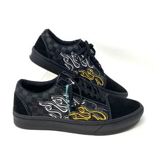 VANS Old Skool Comfycush Black Men’s Low Top Suede Canvas Sneakers VN0A5DYC8VV